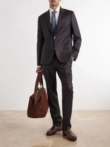 Paul Smith Wool and Cashmere-Blend Flannel Suit Jacket - Men | Thumbnail 2