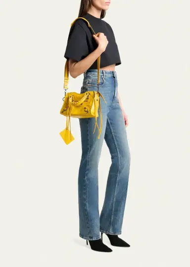 Balenciaga Le City Mini Leather Top-Handle Bag | Thumbnail 11
