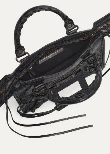 Balenciaga Le City Mini Leather Top-Handle Bag | Thumbnail 4