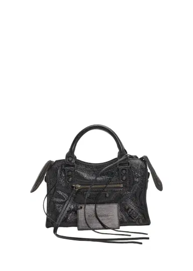 Balenciaga Le City Mini Leather Top-Handle Bag | Thumbnail 1