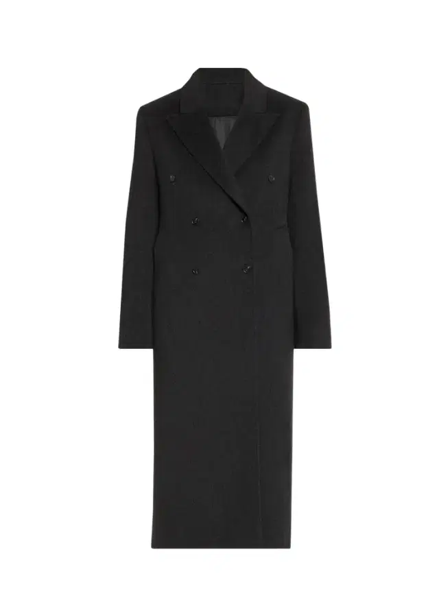 Loulou de Saison Rosco Wool-Cashmere Double-Breasted Long Coat