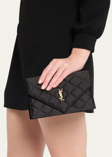 Saint Laurent YSL Small Quilted Wallet on Chain | Thumbnail 2