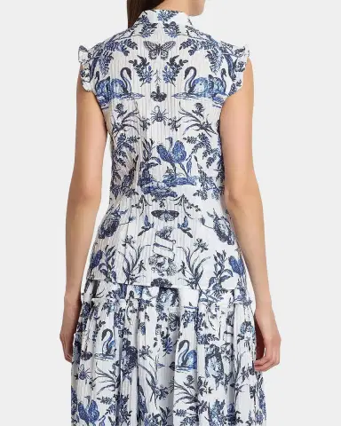 Erdem Floral Jacquard Button-Front Shirt | Thumbnail 3