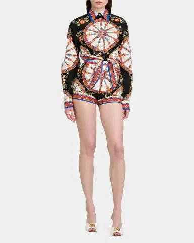 Dolce & Gabbana Printed Cotton Shorts | Thumbnail 2