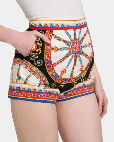 Dolce & Gabbana Printed Cotton Shorts | Thumbnail 4