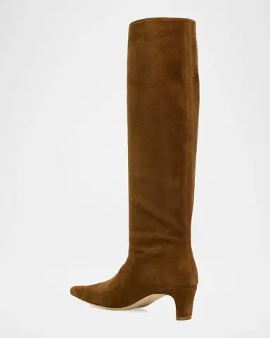 Staud 50mm Wally Suede Knee-High Boots | Thumbnail 4
