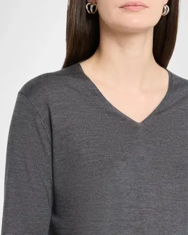 The Row Pruce Wool-Silk Long-Sleeve Top | Thumbnail 5