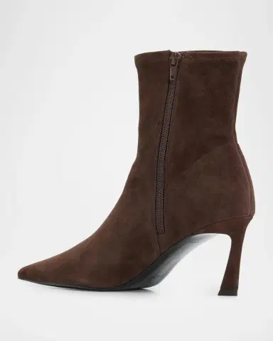 Simkhai 95mm Kayla Stretch Suede Ankle Boots | Thumbnail 4