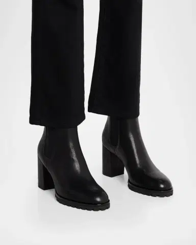Simkhai 95mm Kayla Leather Ankle Boots | Thumbnail 2