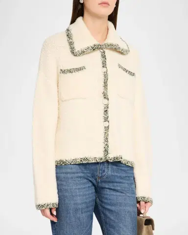 Sablyn Phoebe Boucle Shirt Jacket | Thumbnail 4