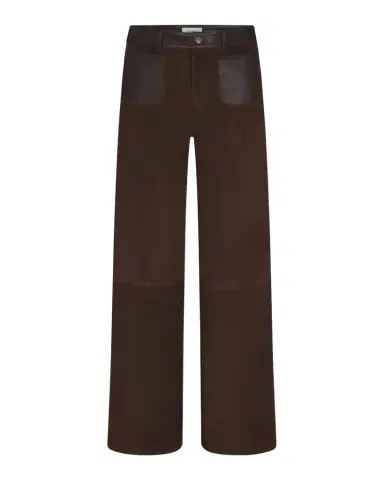 Frame Suede Slim Wide-Leg Pants | Thumbnail 1