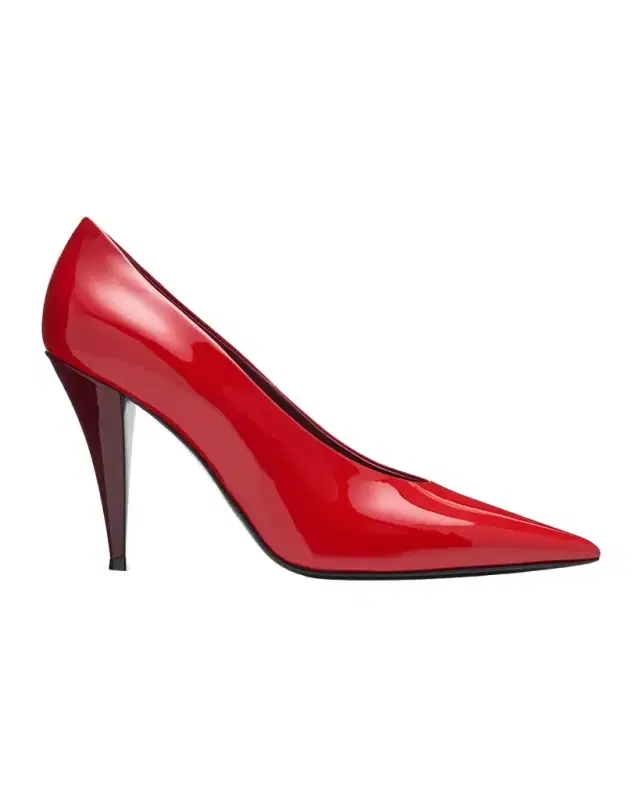 Givenchy 95mm Pointy Patent Leather Pumps
