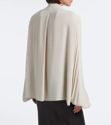 Tom Ford Plissé crêpe de chine blouse | Thumbnail 4