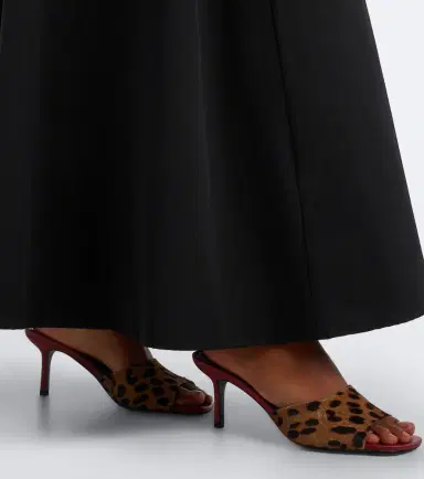 Staud Bea leopard-print calf hair mules | Thumbnail 5