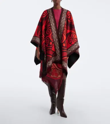 La DoubleJ Alchemy printed wool shawl | Thumbnail 6
