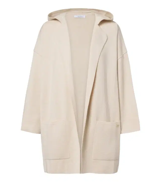 Hooded wool and cashmere cardigan