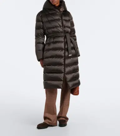 Max Mara Belted hooded puffer coat | Thumbnail 7