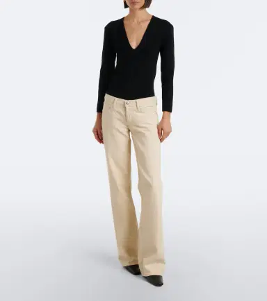 Frame Gray wide-leg jeans | Thumbnail 3
