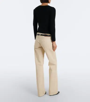 Frame Gray wide-leg jeans | Thumbnail 5