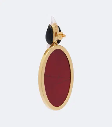 Zimmermann 16kt gold-plated embellished drop earrings | Thumbnail 2