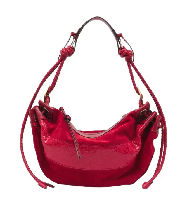 Isabel Marant Maia Medium suede and leather shoulder bag