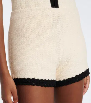 Posse Hattie crochet-trim shorts | Thumbnail 4