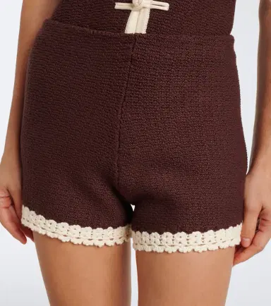 Posse Hattie crochet-trimmed shorts | Thumbnail 4