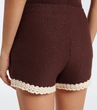 Posse Hattie crochet-trimmed shorts | Thumbnail 5