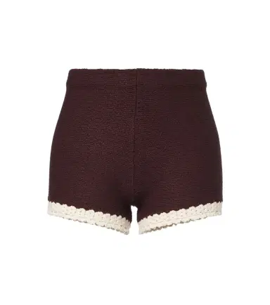 Posse Hattie crochet-trimmed shorts | Thumbnail 1