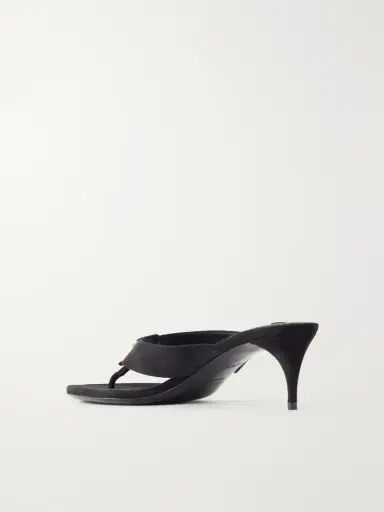 Alaïa Infra 55 Embellished Suede Thong Sandals | Thumbnail 3