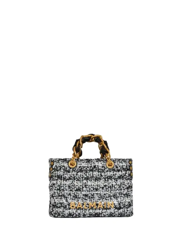 Small 1945 Soft tweed tote bag