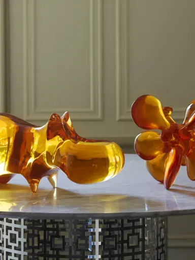 Jonathan Adler Lucite Amoeba Sculpture | Thumbnail 2