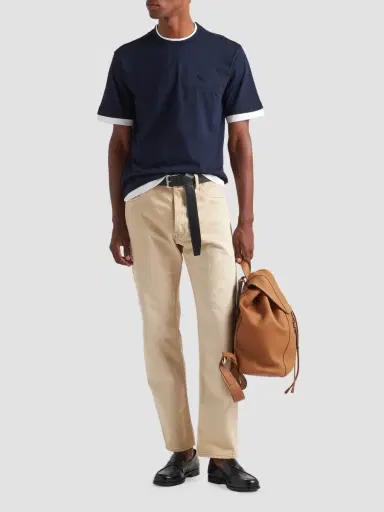 Prada Men's Cotton T-Shirt | Thumbnail 2