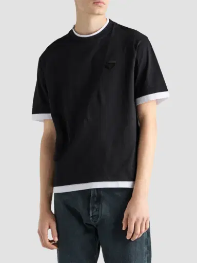 Prada Men's Cotton T-Shirt | Thumbnail 3