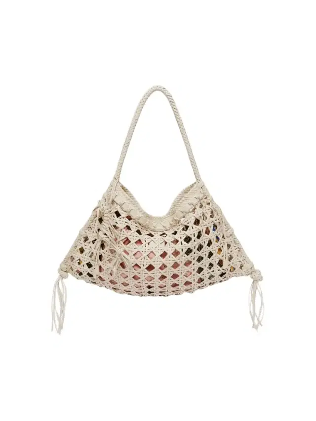 Women's Woven Maxi Leather Tote Bag