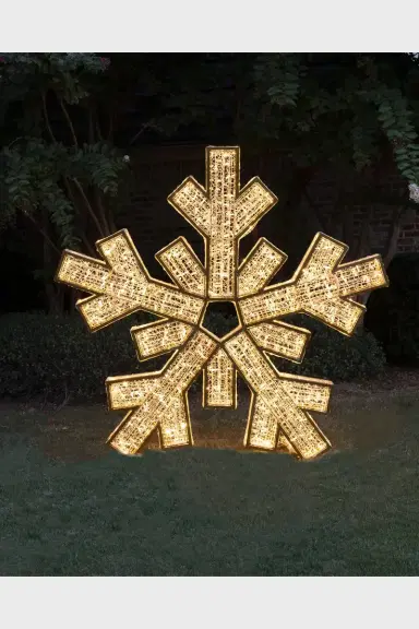 Barcana 79" Indoor/Outdoor LED Snowflake Decor | Thumbnail 2