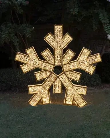 Barcana 79" Indoor/Outdoor LED Snowflake Decor | Thumbnail 1