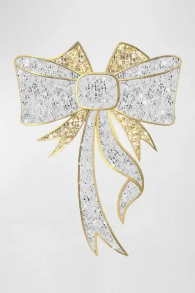 Barcana 2D LED Lit Bow Outdoor Decoration, 50" | Thumbnail 2