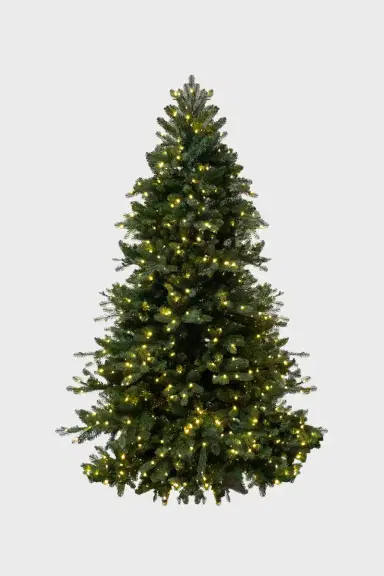 Barcana Chesapeake Fir Pre-Lit Christmas Tree with Warm White LED Lights, 9 ' | Thumbnail 2