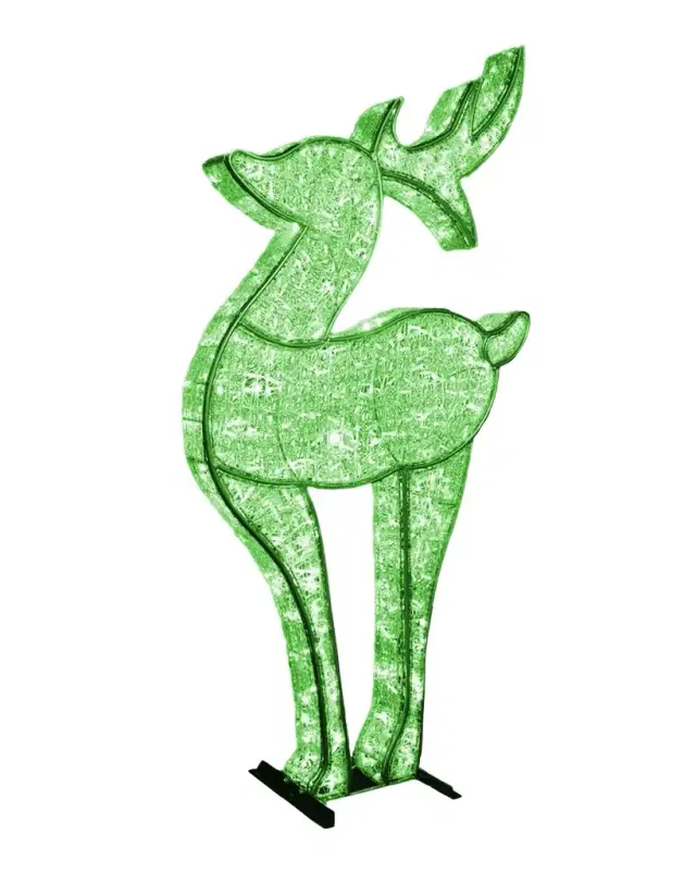 Barcana 6 '10" 3D Medium Deer with LED Lights