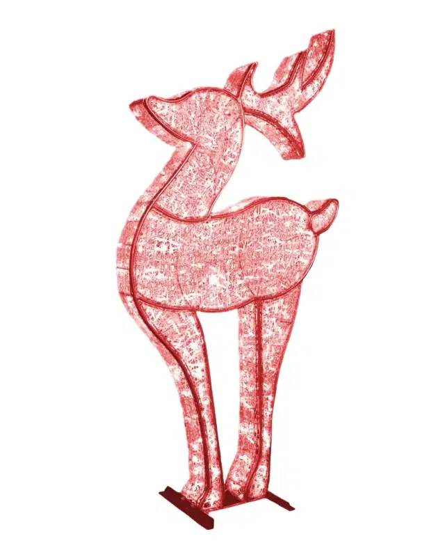 Barcana 6 '10" 3D Medium Deer with LED Lights