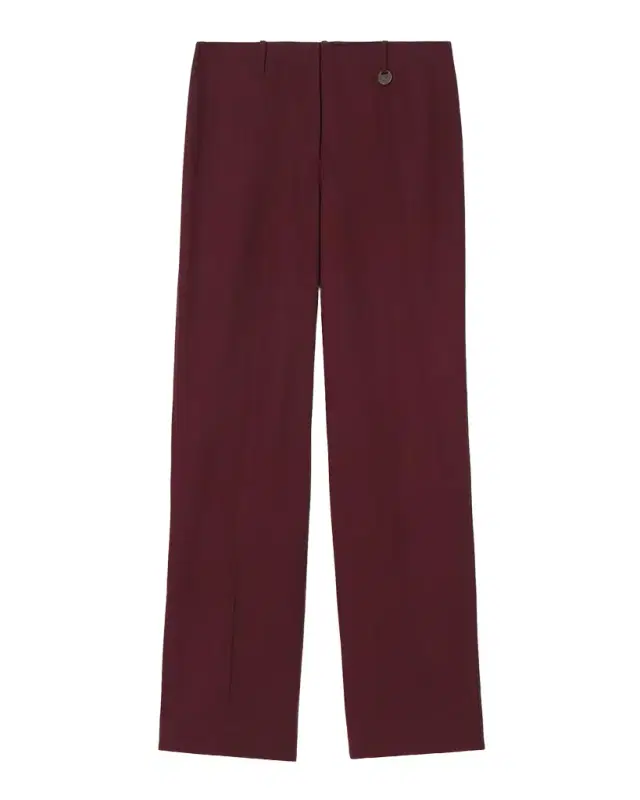 Wool Tailored High-Rise Trousers