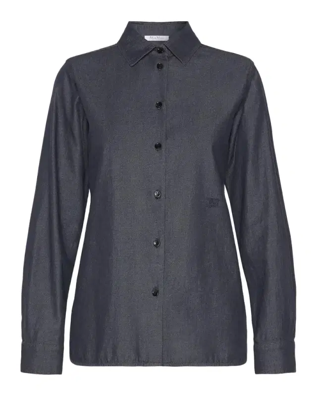 Max Mara Denim Button-Down Shirt