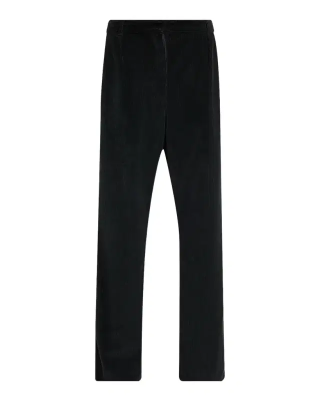 Adler Corduroy Pleated Relaxed-Leg Pants