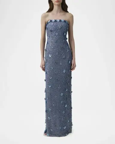 Simkhai Serafina Strapless Embellished Gown | Thumbnail 2
