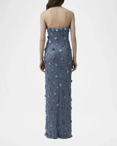 Simkhai Serafina Strapless Embellished Gown | Thumbnail 3