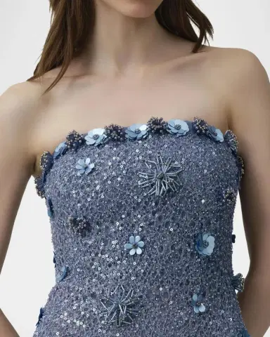 Simkhai Serafina Strapless Embellished Gown | Thumbnail 5