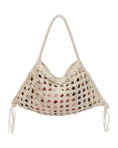 ALÉMAIS Woven Leather Maxi Tote Bag | Thumbnail 1