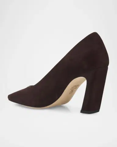 Stuart Weitzman 85mm Stassi Satin Pumps | Thumbnail 4