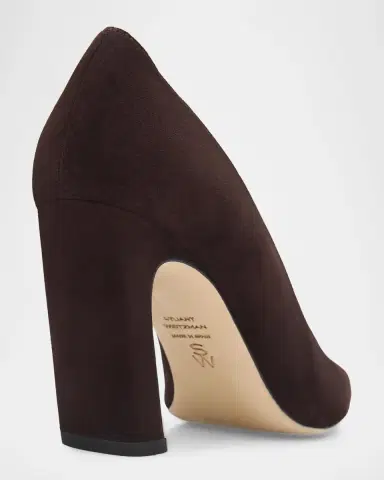 Stuart Weitzman 85mm Stassi Satin Pumps | Thumbnail 5